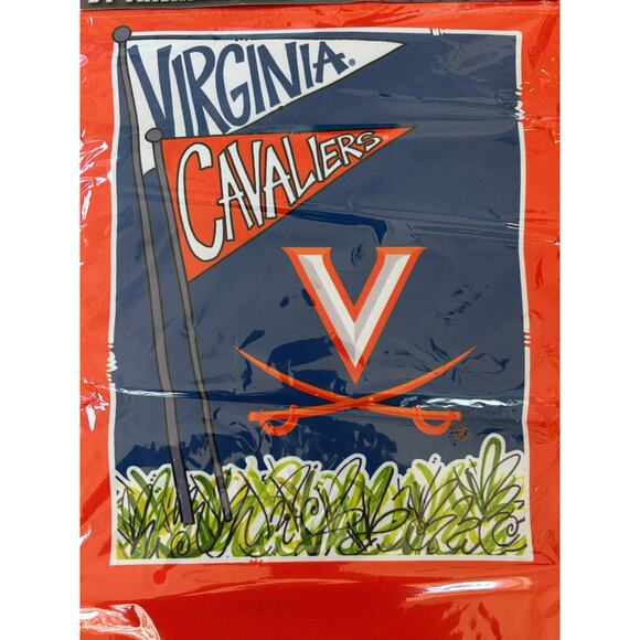 University of Virginia Garden Flag Dorm Wall Decor Yard 12x18" by Magnolia Lane - Picture 2 of 3